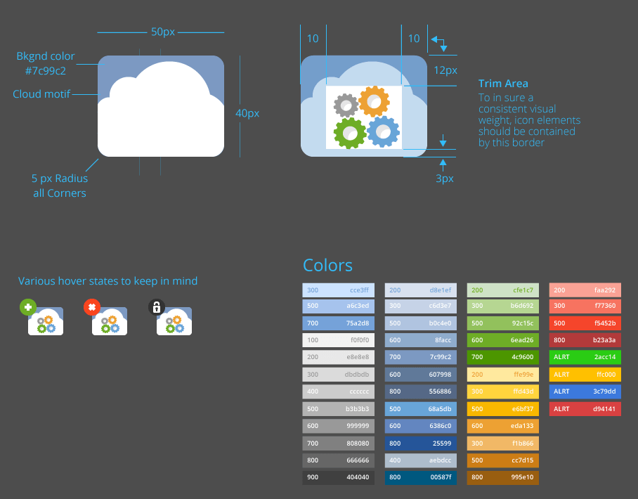 Guidelines for creating a Dashboard SuiteApp icon.