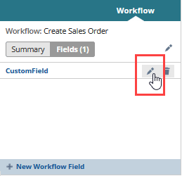 A portion of the context panel showing the Edit icon being selected.