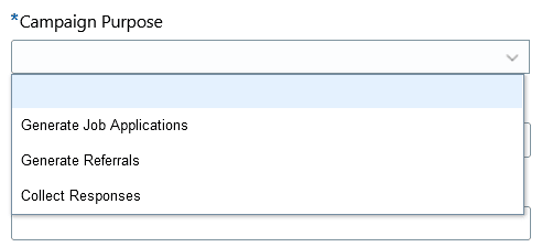 Campaign Purpose When Creating a Campaign
