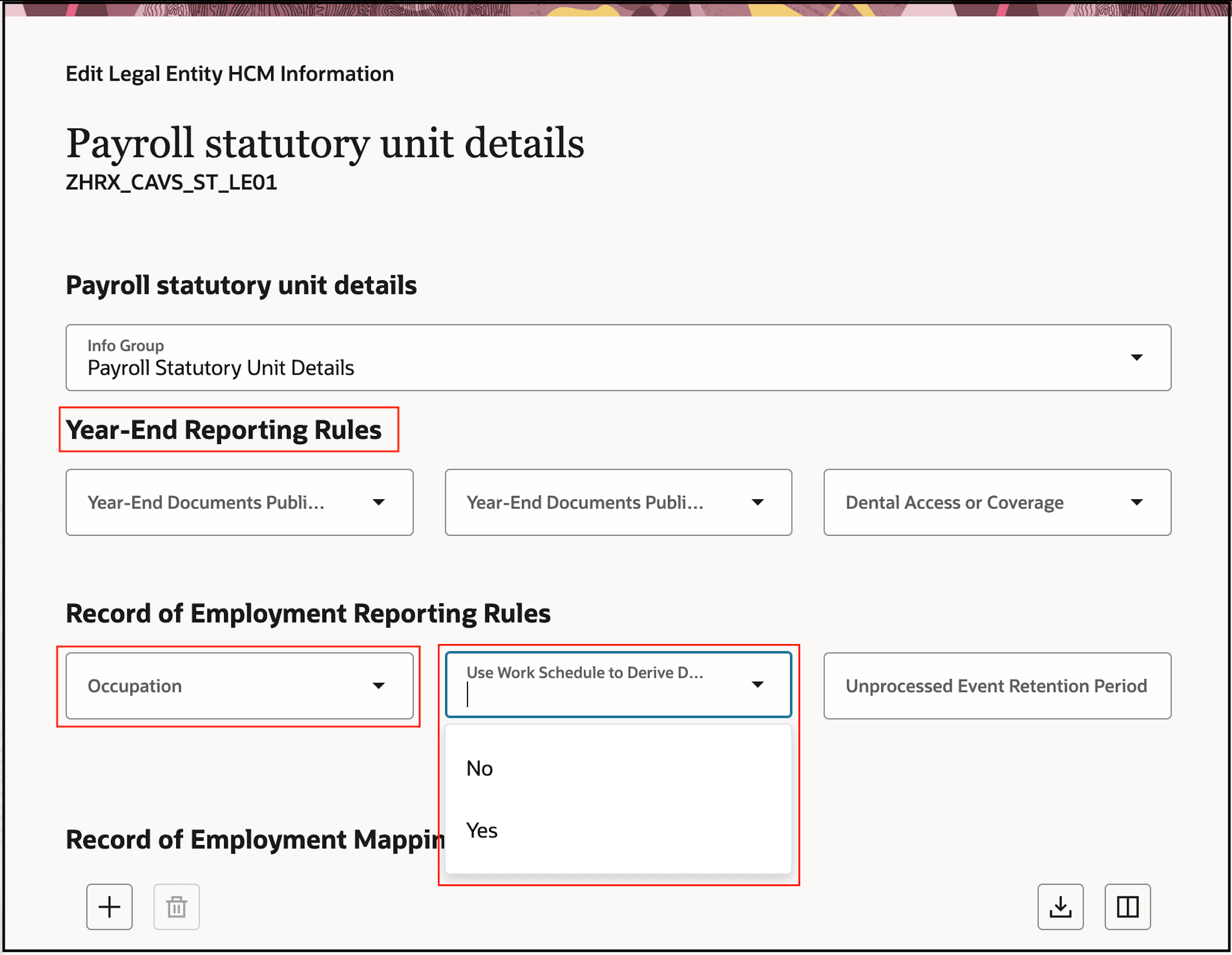 Record of Employment Reporting Rules: Use Work Schedule to Derive Dates