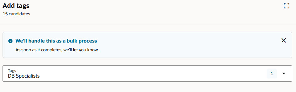 Add Tags Action