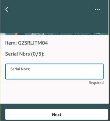 Serial Numbers Prompt