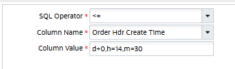 Order Selection (Less than or Equal to)