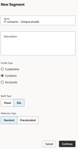 Create Segment
