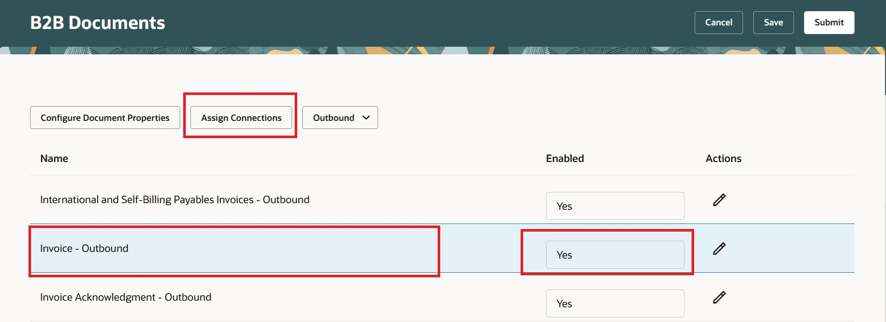 Assign Connections