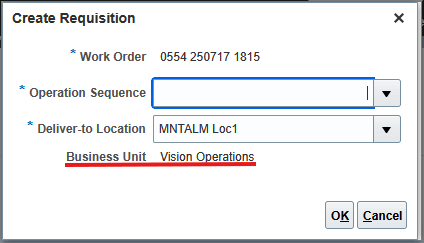 Create Requisition