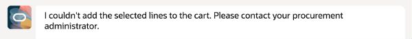 Add to Cart Error