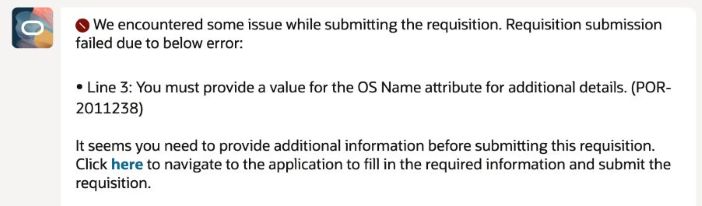 Submission Errors