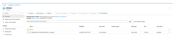 Azure Storage console Azure Storage console