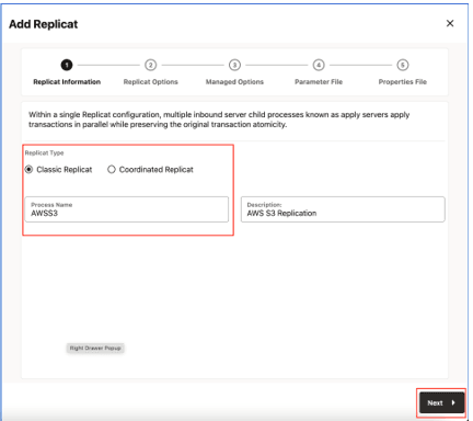 Add Replicat