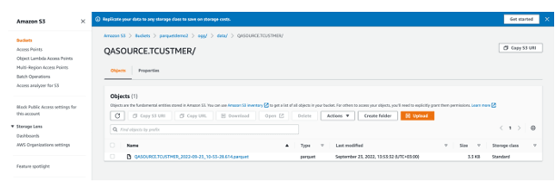 AWS s3 console