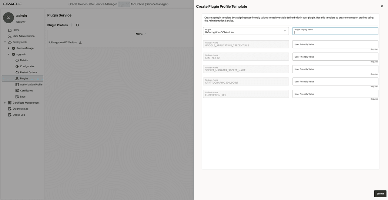 Enter appropriate values for each variable and submit. Enter appropriate values for each variable and submit.