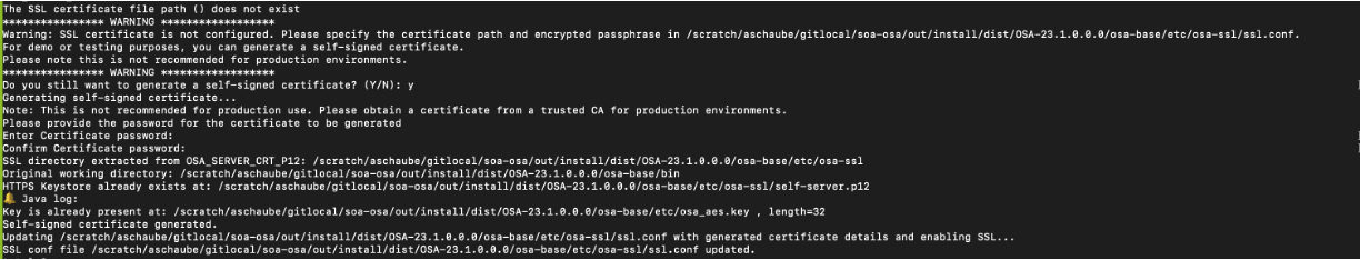 Generate SSL Generate SSL