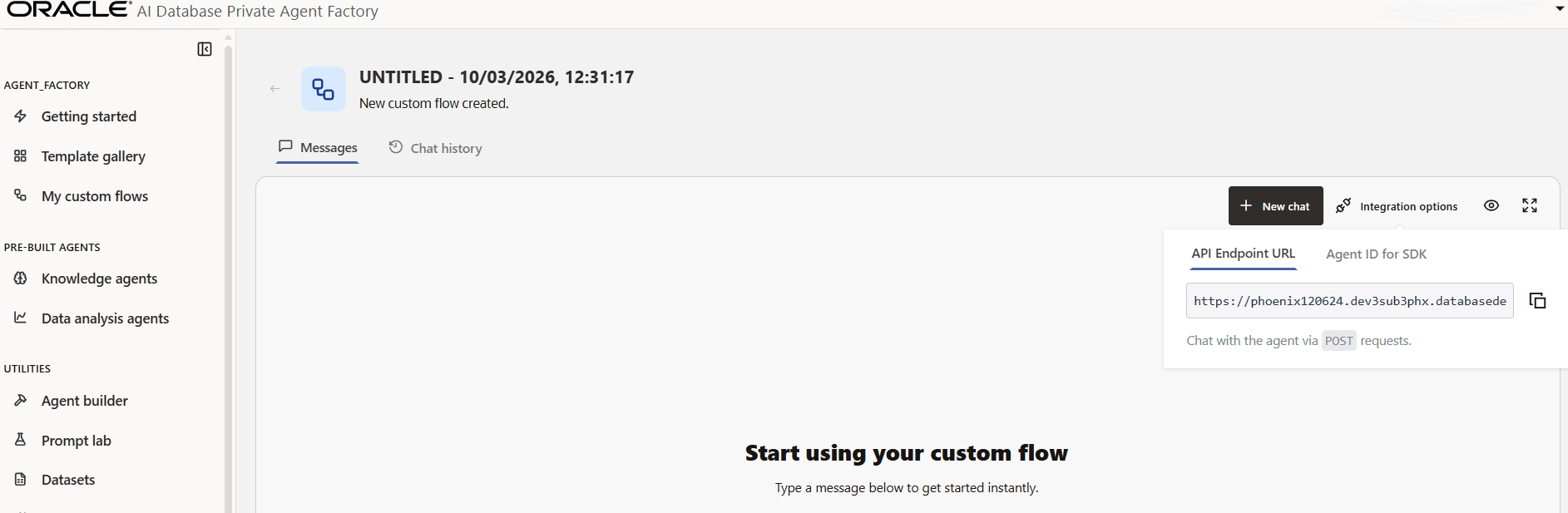 Copy Agent URL Copy Agent URL
