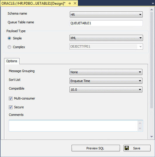 Description of queue_table_designer.gif follows Description of queue_table_designer.gif follows