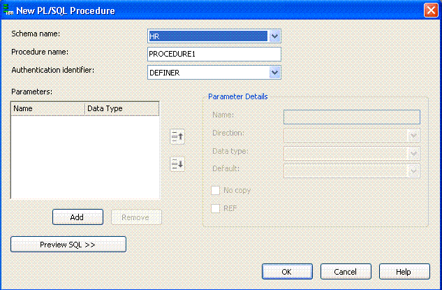 Description of storedproc_designer1.gif follows Description of storedproc_designer1.gif follows