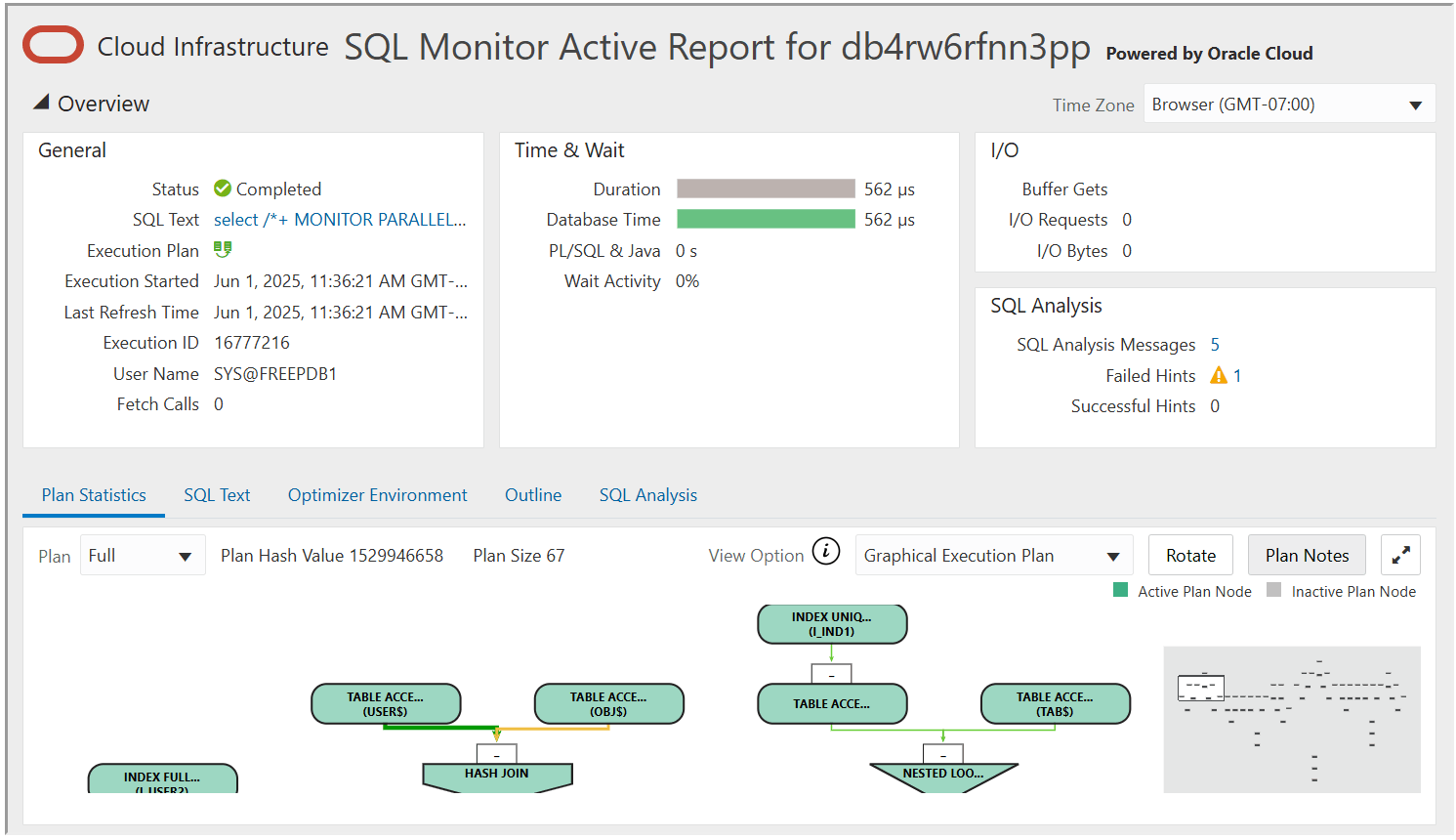 Screenshot of Using the Active Report Window Screenshot of Using the Active Report Window