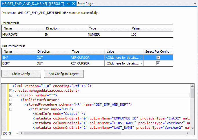 Description of runprocedure_with_implicit_refcursor.gif follows Description of runprocedure_with_implicit_refcursor.gif follows