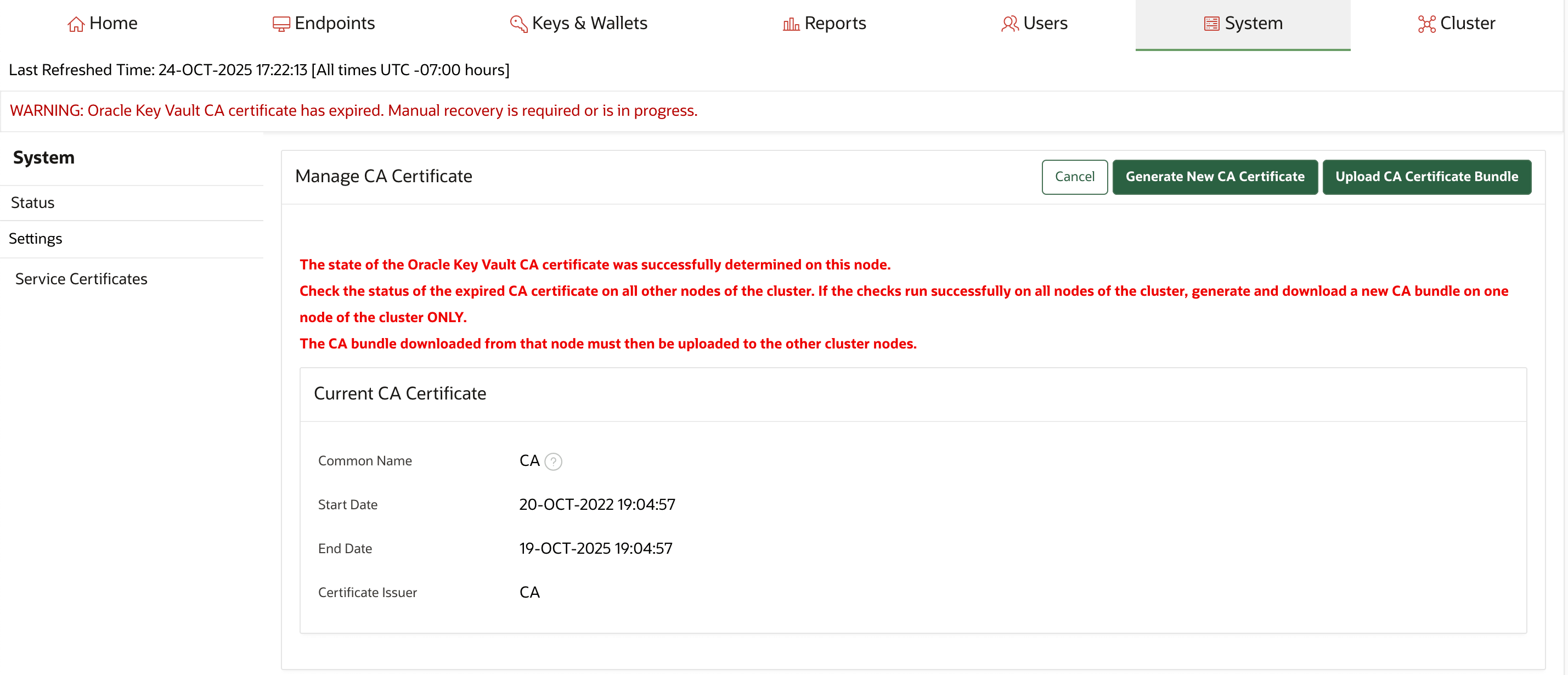 Description of 21.5_generate_new_ca_certificate_bundle.png follows Description of 21.5_generate_new_ca_certificate_bundle.png follows