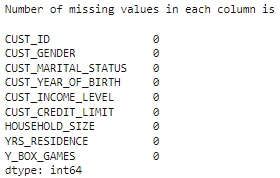 Shows the missing values. Shows the missing values.