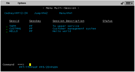 ART for CICS Application List Transaction (ALST)