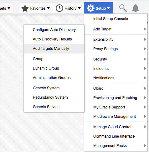 Adding Targets Manually Adding Targets Manually