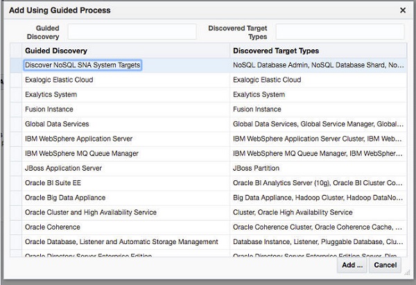 Discover NoSQL SNA System Targets Discover NoSQL SNA System Targets