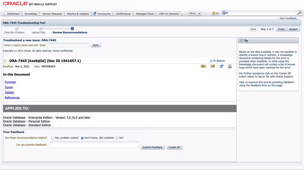 This image illustrates Create SR option This image illustrates Create SR option
