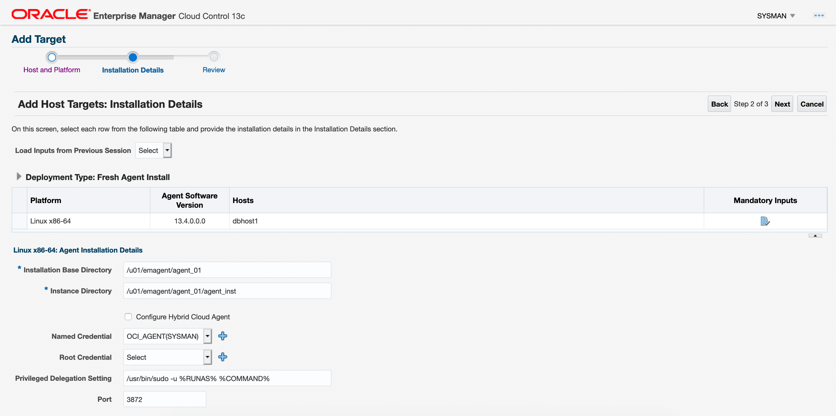 Add host targets Add host targets