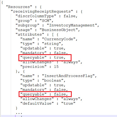 Identifying queryable attributes Identifying queryable attributes