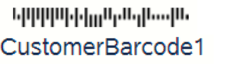 Customer Barcode1 Customer Barcode1