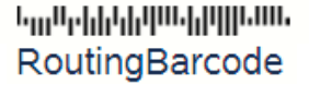 Routing Barcode Routing Barcode