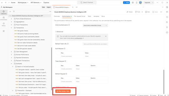 Screenshot shows the Authroization tab in Postman. Screenshot shows the Authroization tab in Postman.