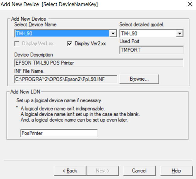 This image shows the Add New Device screen. This image shows the Add New Device screen.