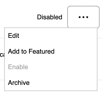 This image shows the More Options icon, which is three horizontal dots. This image shows the More Options icon, which is three horizontal dots.