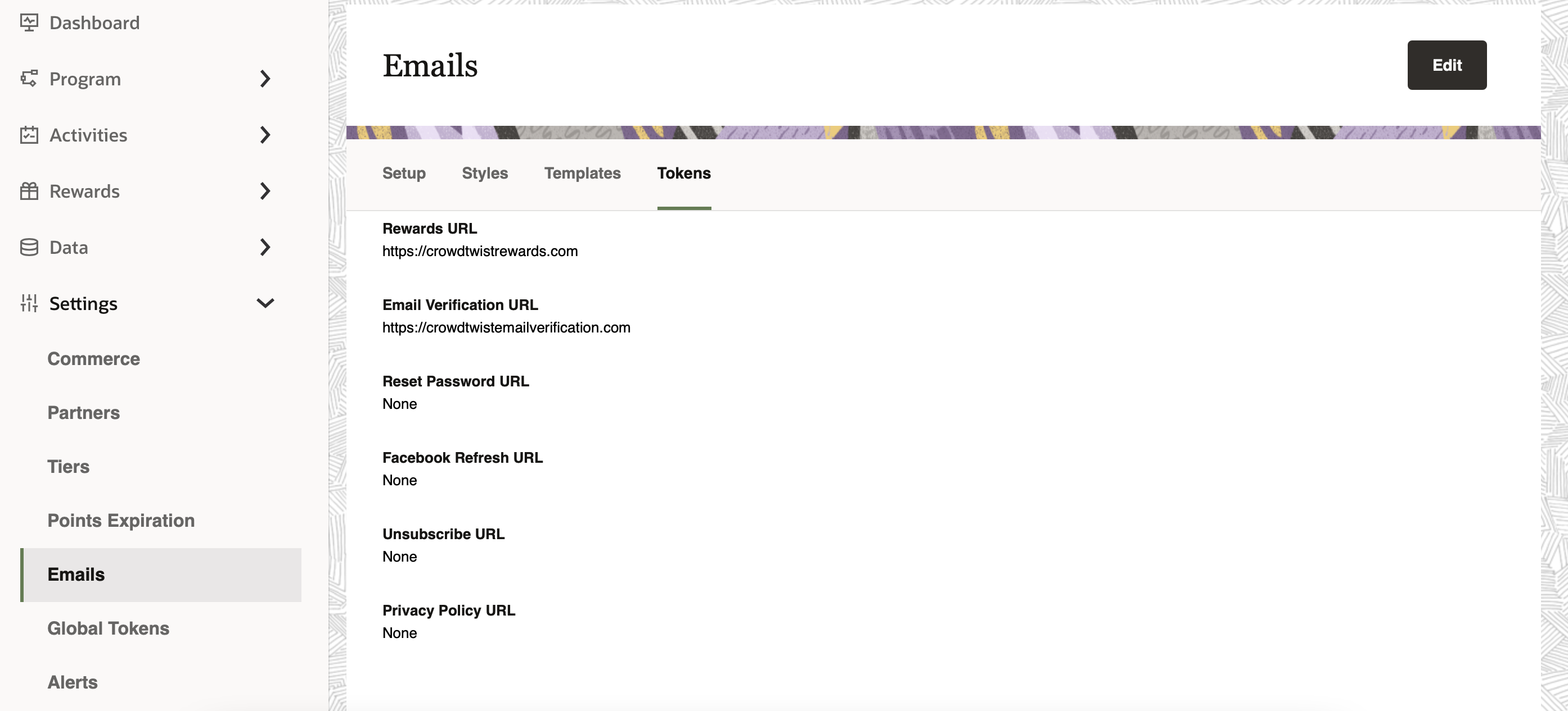 unsubscribe from program email page unsubscribe from program email page