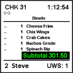 This figure shows a sample image of the standard DOM 11-3 chit layout. This figure shows a sample image of the standard DOM 11-3 chit layout.