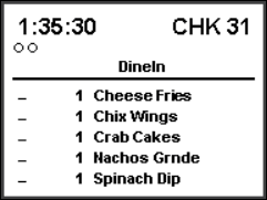 This figure shows a sample image of the DOM 2 with check header chit layout. This figure shows a sample image of the DOM 2 with check header chit layout.