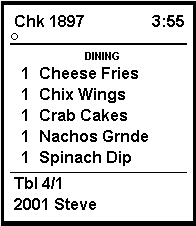 This figure shows a sample image of the chit with order type layout. This figure shows a sample image of the chit with order type layout.