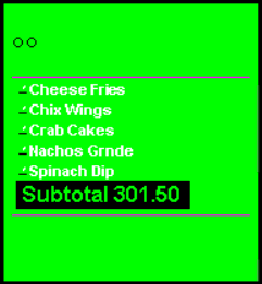 This figure shows a sample image of the SE Standard DOM 1-3 with item status chit layout. This figure shows a sample image of the SE Standard DOM 1-3 with item status chit layout.