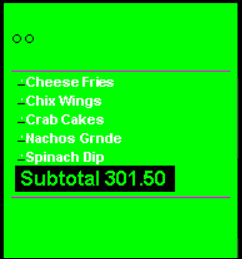 This figure shows a sample image of the SE Standard DOM 1 with item status chit layout. This figure shows a sample image of the SE Standard DOM 1 with item status chit layout.