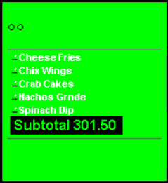 This figure shows a sample image of the SE Standard DOM 5-3 with queue number chit layout. This figure shows a sample image of the SE Standard DOM 5-3 with queue number chit layout.
