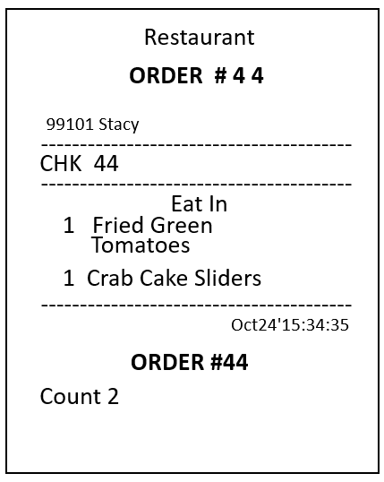 This figure shows an example image of a deli chit. This figure shows an example image of a deli chit.