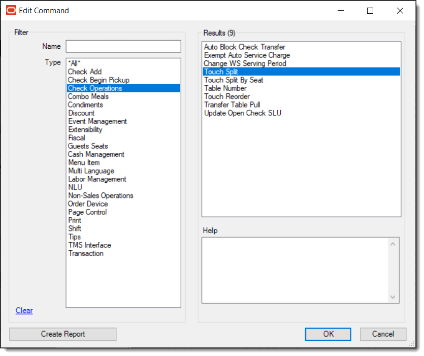 This figure shows how to assign the Touch Split function in the Page Design module. This figure shows how to assign the Touch Split function in the Page Design module.