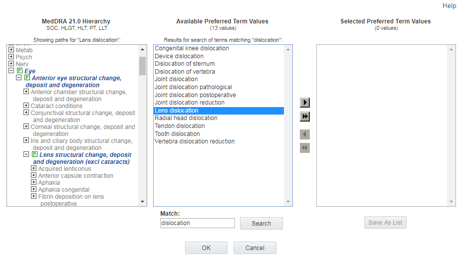The P icon indicates the primary path to the term. The P icon indicates the primary path to the term.