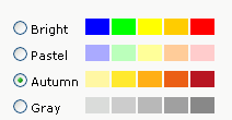 Color palette radio buttons Color palette radio buttons