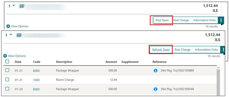 This image shows the Deferred taxes option added screen This image shows the Deferred taxes option added screen