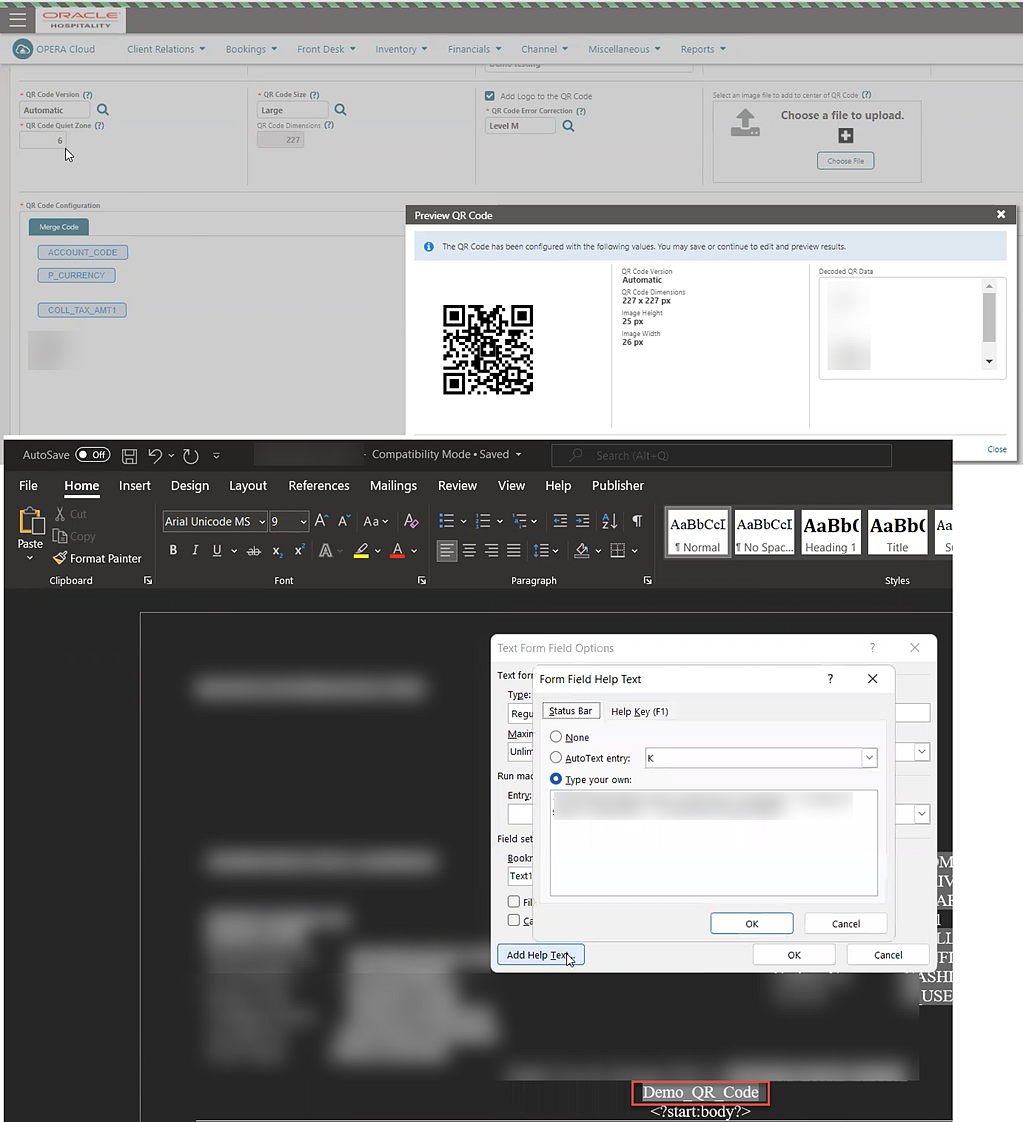 Preview QR Code Preview QR Code