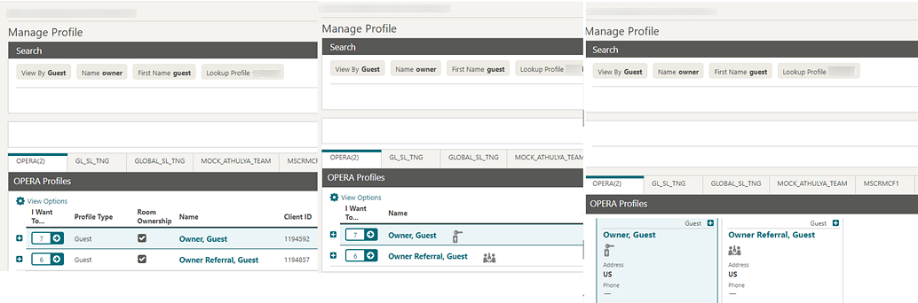 Manage Profile.