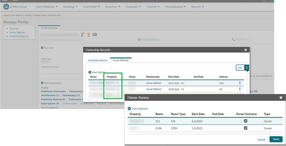 Manage Profile